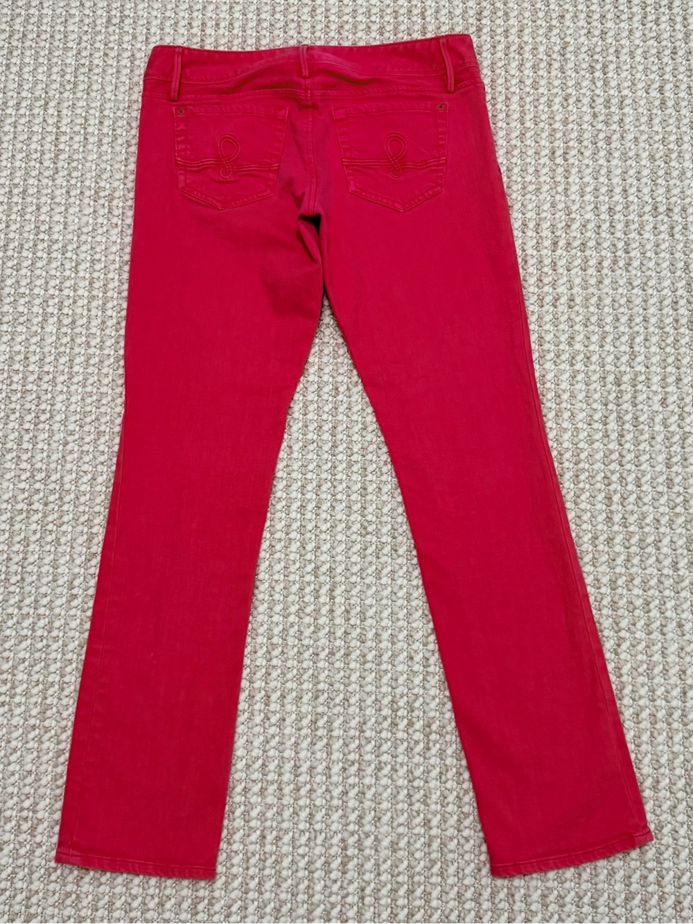 Lilly Pulitzer Worth Pink Straight Jeans size 12 - Picture 13 of 14